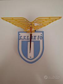 orologio della Lazio  artigianale in legno