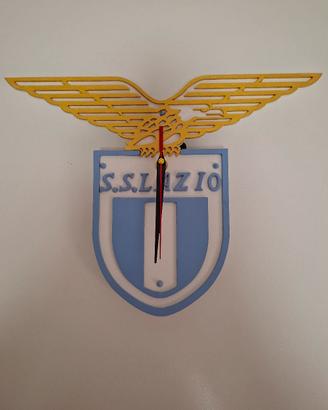 orologio della Lazio  artigianale in legno
