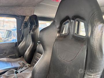 Sedili tyrex con staffe per land rover defender