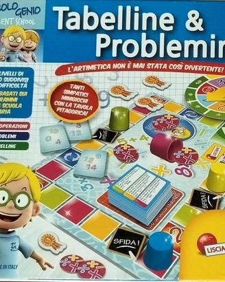 Giochi educativi Lisciani Tabelline Vocabolando
