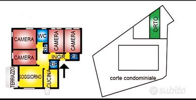 Appartamento da 125 mq 1p Ristrutturato Arredato