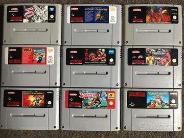 9 titoli SNES Super Nintendo