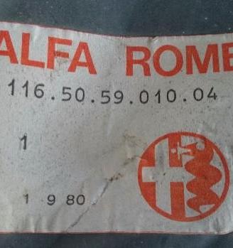 Alfaromeo Giulietta anno 1978