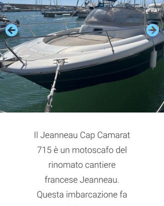jeanneau cap camarat 715 wa
