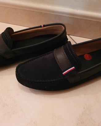 Mocassino uomo blu navy