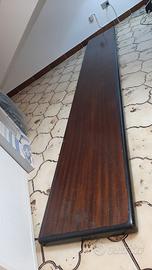 BANCONE DA BAR - ANNI 70 - Legno - NOCE NAZIONALE 