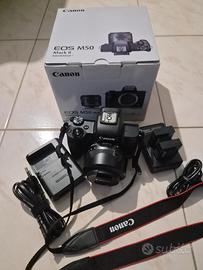 Canon eos M50 Mark II EF 15-45 come nuova