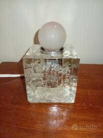 Lampada cubo vintage anni 70
