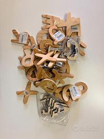 Maxi Lotto Lettere Legno Decorabilia DIY - €15