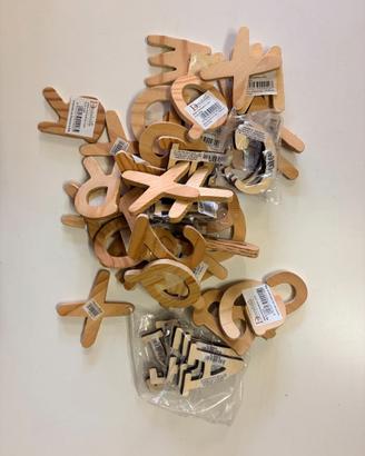 Maxi Lotto Lettere Legno Decorabilia DIY - €15