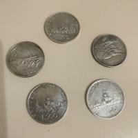 Cinque Monete da 500 Lire in Argento 