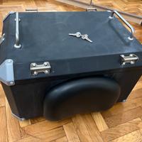 Bauletto Moto XL 55 L alluminio+piastra-borsa int