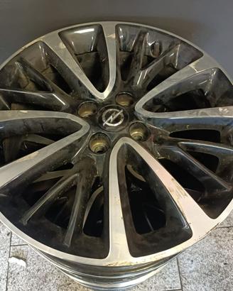 cerchioni in lega leggera 17 pollici opel 4 fori