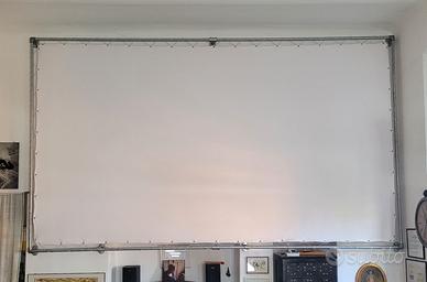 Telo e struttura per proiezione 450 x 270 cm