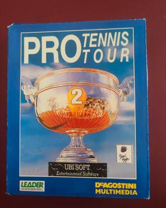 Gioco vintage su floppy Pro tennis tour 2 per PC