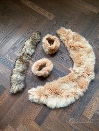 Colli pelliccia volpe + polsini