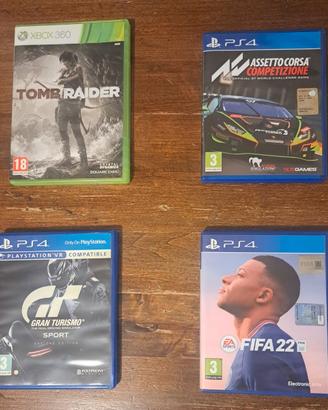 Videogiochi per Xbox 360 e PS4
