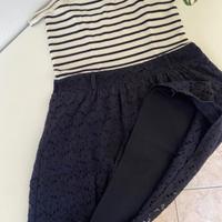 Vestitino sangallo e maglia