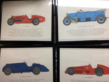 Stampe a colori auto alfa romeo storiche