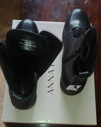 stivaletto stringati  nero nr 41