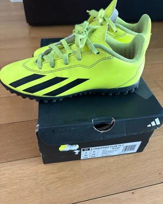 Adidas scarpe calcio calcetto n 35 crazyfast