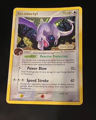Aerodactyl Reverse Holo Rare 1/92