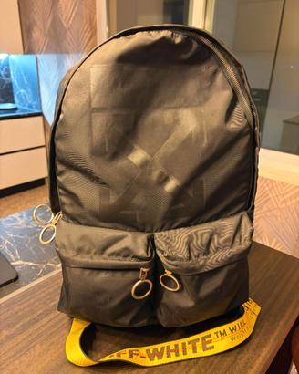 Zaino Off White in tela usato originale 100% legit