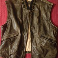 Gilet in pelle