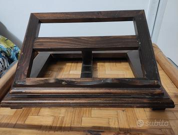 Leggio da scrivania di legno