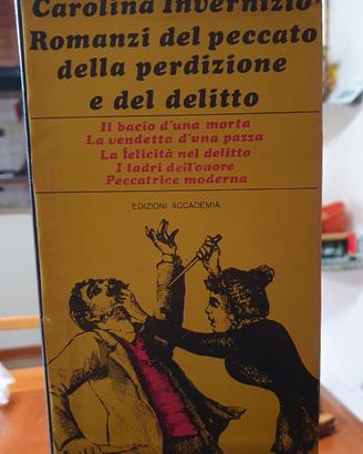 romanzi Carolina Invernizio in cofanetto