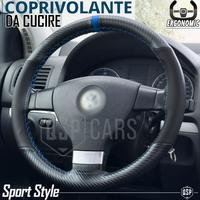 COPRIVOLANTE Auto da Cucire Pelle e Cuciture BLU
