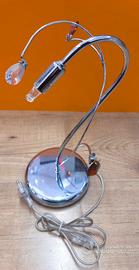 ABAT JOUR CROMO CON INSERTI FOGLIE GIOIELLO