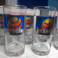 Bicchieri orangina vintage
