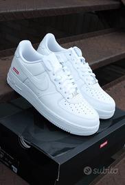 Supreme x Nike Air Force 1 Bianche, Taglia 42