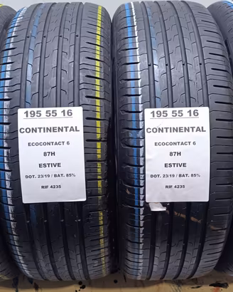 4 GOMME 195 55 16 CONTINENTAL RIF4235