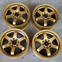 Set 4 Cerchi in Lega JAPAN RACING 15X7JJ Monoblock