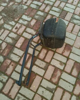 portapacchi bauletto posteriore vespa px accessori