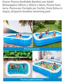 Piscina Nuova Duerer Misura Large  mai usata.