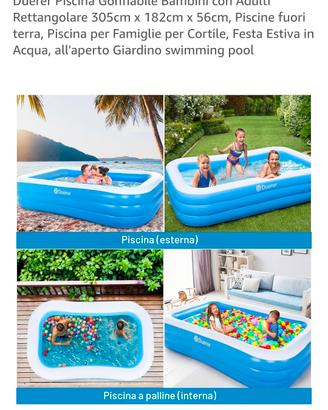 Piscina Nuova Duerer Misura Large  mai usata.