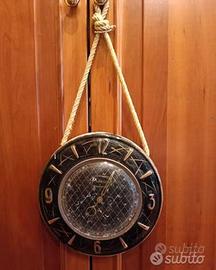Orologio parete corda nautica barca ann 50 vintage
