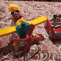 Aereo e Auto Topolino e Minnie Disney