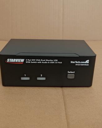 StarTech DVI VGA KVM Switch SV231DDVDUA