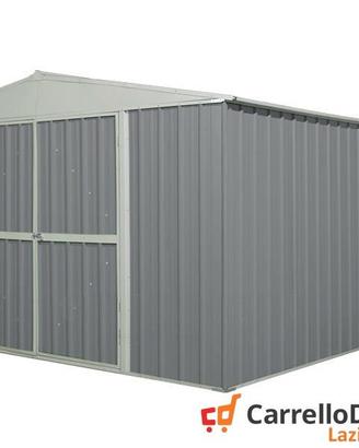 Box prefabbricato in acciaio 360x430 grigio chiaro