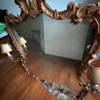 Specchio barocco cornice oro