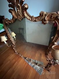 Specchio barocco cornice oro
