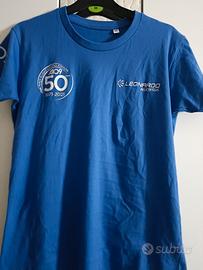t-shirt donna  blu, cinquantennale A109 "Leonardo 