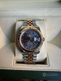 Rolex Datejust 36 mm oro e acciaio Turnograph