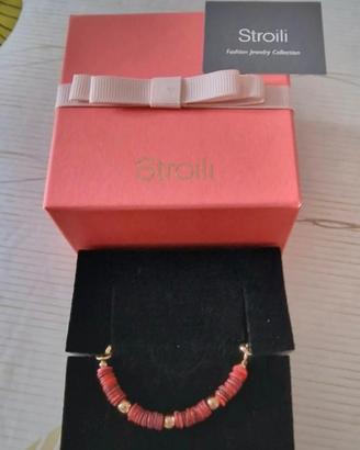 Bracciale Stroili con dischetti rossi