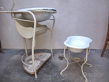 Vecchio set da bagno del 900