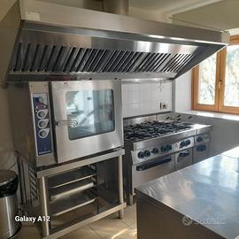 ATTREZZATURA PROFESSIONALE CUCINA ACCIAIO INOX